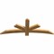 Ekena Millwork Alberta Rough Sawn Timber Gable Bracket, Western Red Cedar, 60"W x 22"H x 2"D x 4"F, 9/12 Pitch GBW060X22X0204ALB00RWR - alternate 2